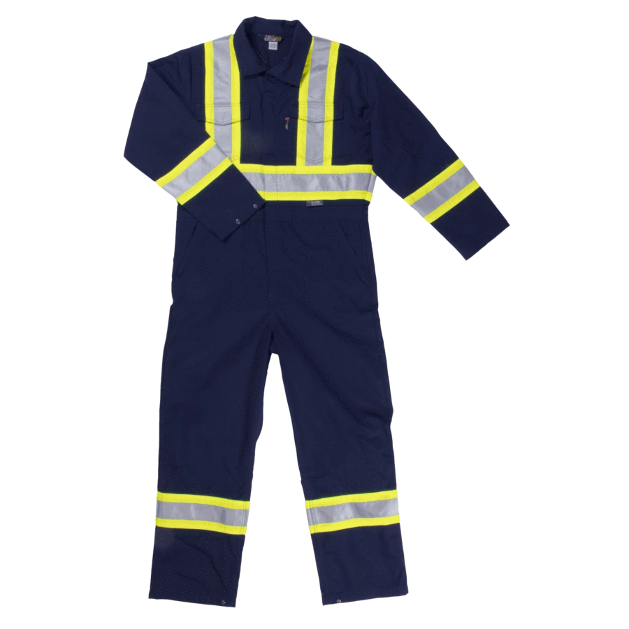 Hi-Vis Work Wear Tough Duck S792 Unlined Hi Vis Poly/Cotton Coveralls | XS-5XL 7 Hi-Vis Work Wear Tough Duck S792 Unlined Hi Vis Poly/Cotton Coveralls | XS-5XL