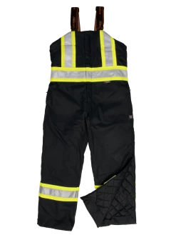 Tough Duck S798 Insulated 300D Safety Bib Overall | XS-5XL Hi-Vis Work Wear