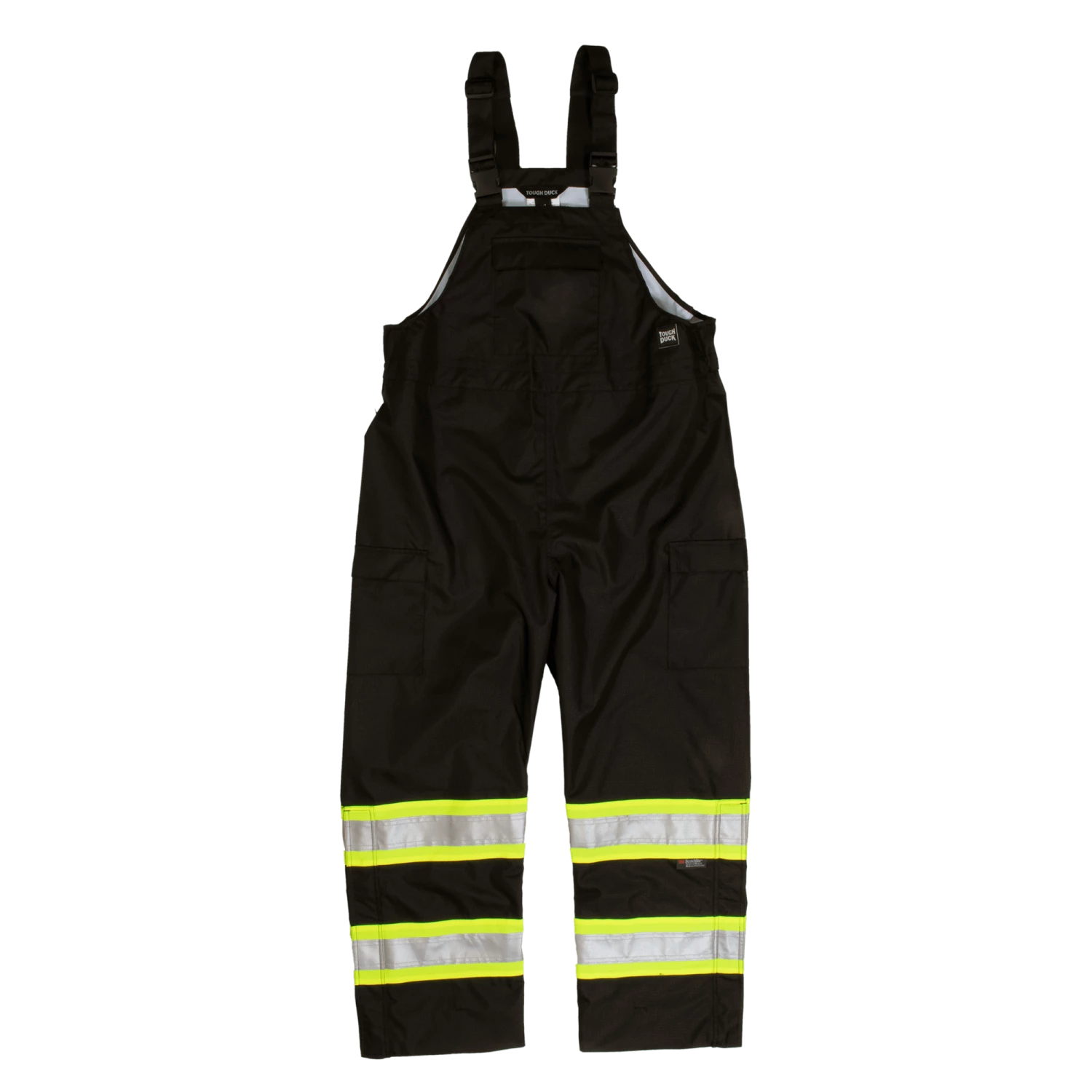 Tough Duck SB04 Waterproof Breathable Ripstop 300D Safety Rain Bib Overall | XS - 5XL Hi-Vis Work Wear 3 Tough Duck SB04 Waterproof Breathable Ripstop 300D Safety Rain Bib Overall | XS - 5XL Hi-Vis Work Wear
