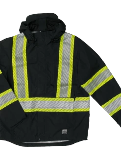 Tough Duck SJ05 Breathable Packable Safety Rain Jackets | S-5XL