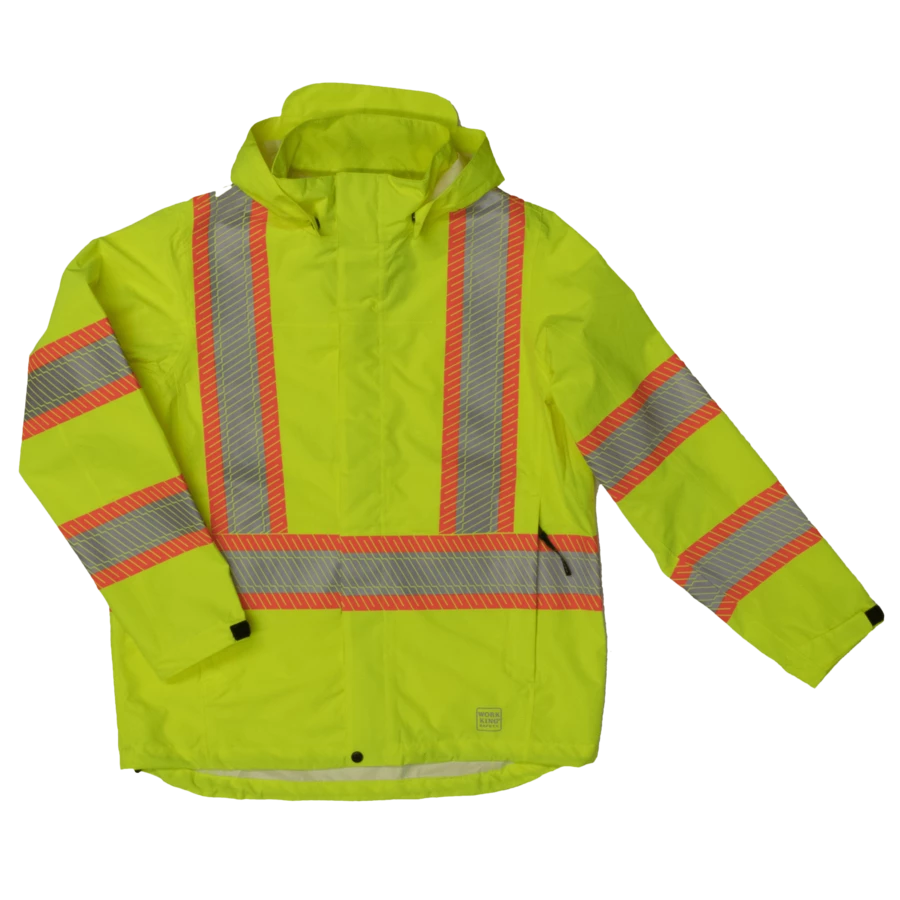 Tough Duck SJ05 Breathable Packable Safety Rain Jackets | S-5XL 7 Tough Duck SJ05 Breathable Packable Safety Rain Jackets | S-5XL