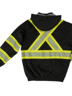 Tough Duck SJ16 Thermal Lined Safety Hoodie | XS-5XL Hi-Vis Work Wear