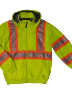 Tough Duck SJ16 Thermal Lined Safety Hoodie | XS-5XL Hi-Vis Work Wear