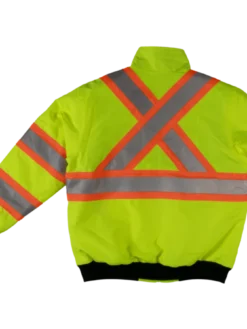 Tough Duck SJ26 Waterproof/Breathable Ripstop Sherpa Lined Safety Bomber | XS-5XL Hi-Vis Work Wear 13 Tough Duck SJ26 Waterproof/Breathable Ripstop Sherpa Lined Safety Bomber | XS-5XL Hi-Vis Work Wear