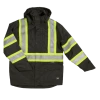 Tough Duck SJ35 Waterproof Breathable Ripstop 300D Safety Rain Jacket | XS - 5XL