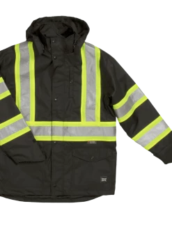 Tough Duck SJ35 Waterproof Breathable Ripstop 300D Safety Rain Jacket | XS - 5XL