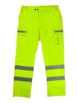 Hi-Vis Work Wear Tough Duck SP06 4-Way Stretch Cargo Safety Pant
