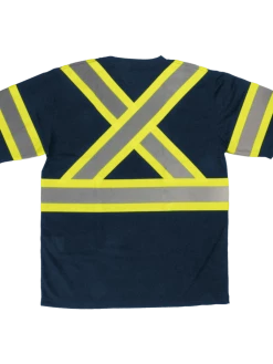 Hi-Vis Work Wear Tough Duck ST09 Polyester Micro Mesh Shirt W/ Armband | XS-5XL