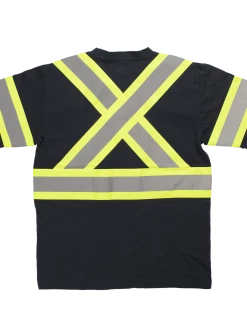 Tough Duck ST11 Premium 100% Cotton Safety T-Shirt With Armbands | XS-5XL Hi-Vis Work Wear
