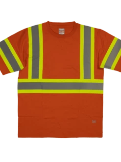 Tough Duck ST11 Premium 100% Cotton Safety T-Shirt With Armbands | XS-5XL Hi-Vis Work Wear