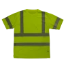 Tough Duck ST12 Premium Polyester Jersey Safety T-Shirt With Segmented Stripes And Pocket | XS-5XL Hi-Vis Work Wear