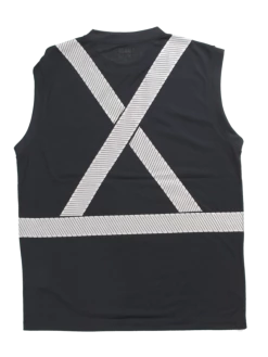 Hi-Vis Work Wear Tough Duck ST15 Sleeveless Safety T-Shirt | XS-5XL