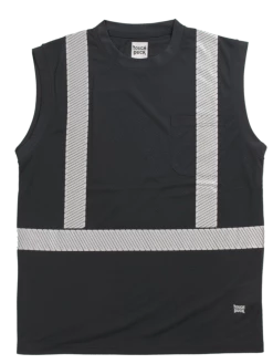 Hi-Vis Work Wear Tough Duck ST15 Sleeveless Safety T-Shirt | XS-5XL