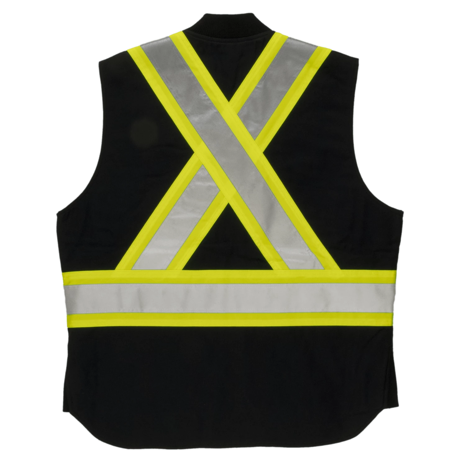 Tough Duck SV06 Quilt Lined Cotton Duck Safety Vest | XS-5XL Hi-Vis Work Wear 4 Tough Duck SV06 Quilt Lined Cotton Duck Safety Vest | XS-5XL Hi-Vis Work Wear