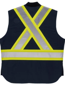 Tough Duck SV06 Quilt Lined Cotton Duck Safety Vest | XS-5XL Hi-Vis Work Wear 15 Tough Duck SV06 Quilt Lined Cotton Duck Safety Vest | XS-5XL Hi-Vis Work Wear