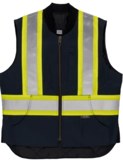 Tough Duck SV06 Quilt Lined Cotton Duck Safety Vest | XS-5XL Hi-Vis Work Wear 14 Tough Duck SV06 Quilt Lined Cotton Duck Safety Vest | XS-5XL Hi-Vis Work Wear