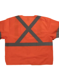Hi-Vis Work Wear Tough Duck SV07 Safety Vest With Sleeves | XS-5XL