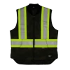 Tough Duck SV08 Camo Flex Duck Quilt Lined Safety Vest | XS-5XL Hi-Vis Work Wear