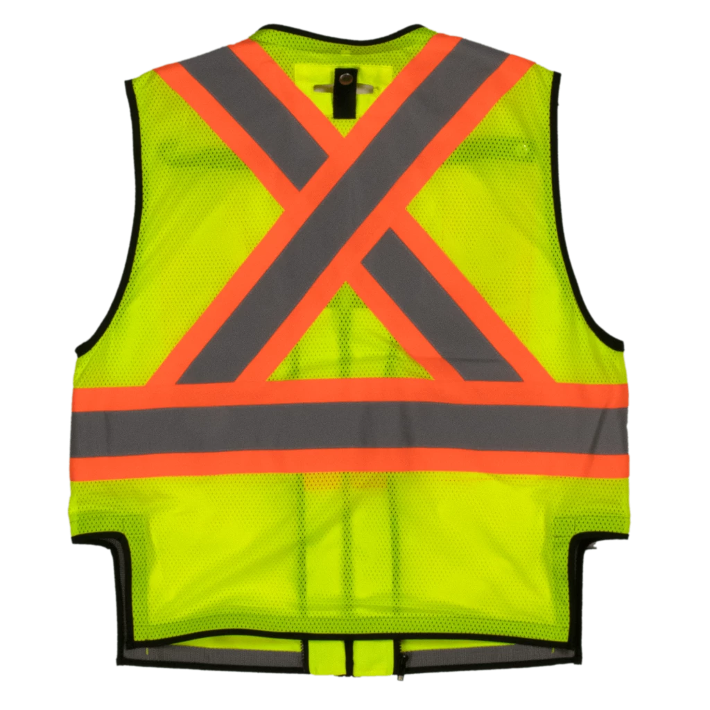 Hi-Vis Work Wear Tough Duck SV09 Harness Compatible Safety Vest | XS-5XL 4 Hi-Vis Work Wear Tough Duck SV09 Harness Compatible Safety Vest | XS-5XL