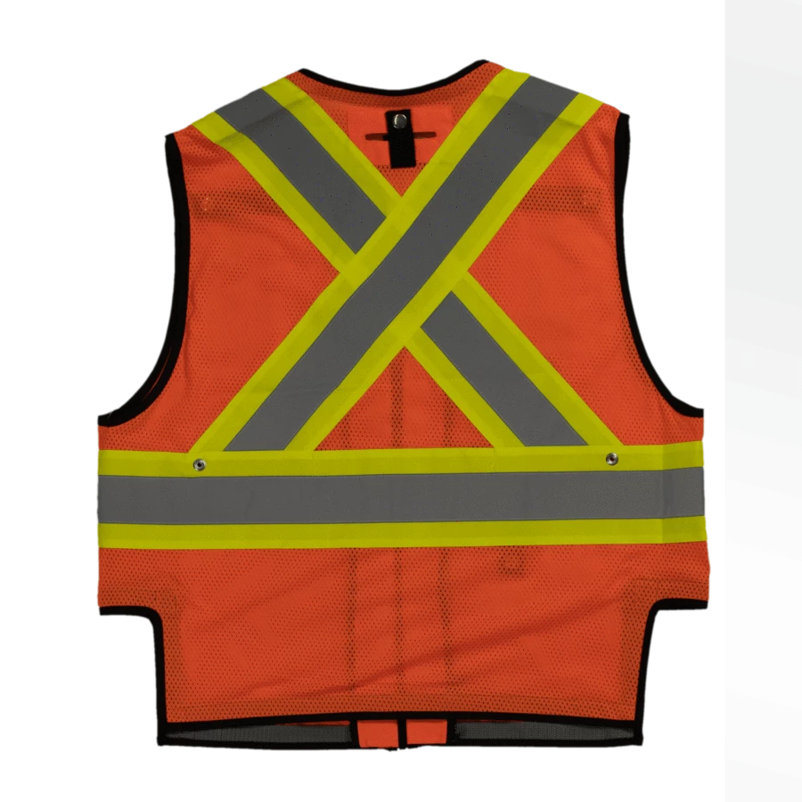 Hi-Vis Work Wear Tough Duck SV09 Harness Compatible Safety Vest | XS-5XL 9 Hi-Vis Work Wear Tough Duck SV09 Harness Compatible Safety Vest | XS-5XL