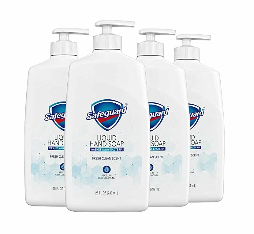 Safeguard® Liquid Hand Soap - 739 Ml Pump Bottle - Case Of 4 3 Safeguard® Liquid Hand Soap - 739 Ml Pump Bottle - Case Of 4