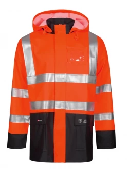 Lyngsoe Rainwear PU/PVC HI VIS CSA Rain Jacket | Sizes S - 4XL
