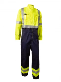 Wenaas Offshore Daletec Light Weight FR Coverall | Yellow/Navy | Sizes S - 4XL