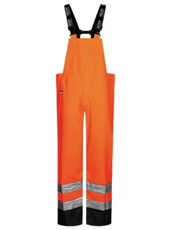Flame Resistant Work Wear Lyngsoe Rainwear Electric Arc Anti-Flame Rain Bib Overall | Sizes S - 4XL