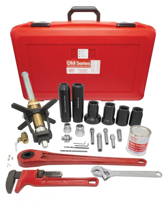 Pipe Tools Reed DM2100UNIVERSAL Drilling Machine (3/4" - 2" AWWA And NPT) 3 Pipe Tools Reed DM2100UNIVERSAL Drilling Machine (3/4" - 2" AWWA And NPT)