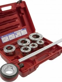Reed DH84-4 Enclosed Ratchet Threader Set | 1/2" To 2" Pipe Tools