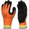 Work Gloves SHOWA 406 Orange Foam Latex Thermal Lined Gloves 1 Work Gloves SHOWA 406 Orange Foam Latex Thermal Lined Gloves