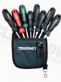 Signet 8 Piece Industrial Ergonomic Screwdriver Set