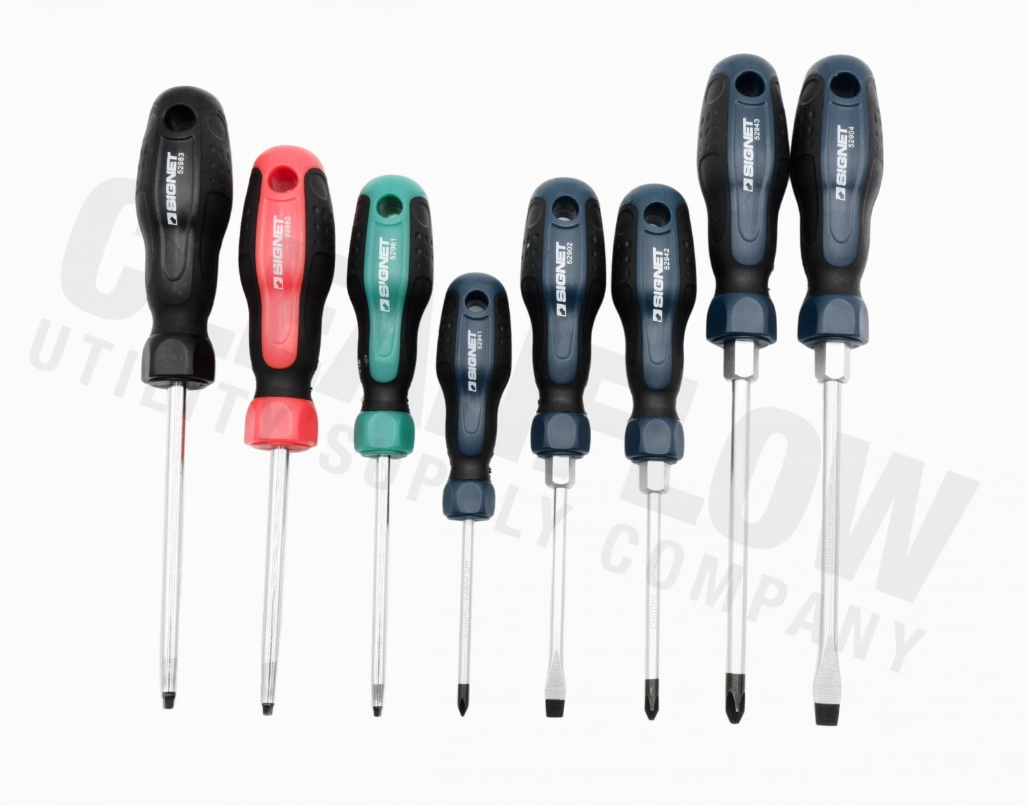 Signet 8 Piece Industrial Ergonomic Screwdriver Set 4 Signet 8 Piece Industrial Ergonomic Screwdriver Set