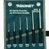Hand Tools Signet 6 Piece Roll Pin Punch Set 1 Hand Tools Signet 6 Piece Roll Pin Punch Set