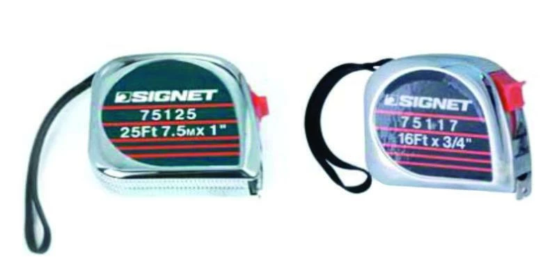 Hand Tools Signet Heavy Duty 2 Piece Chrome Tape Measure Set 3 Hand Tools Signet Heavy Duty 2 Piece Chrome Tape Measure Set