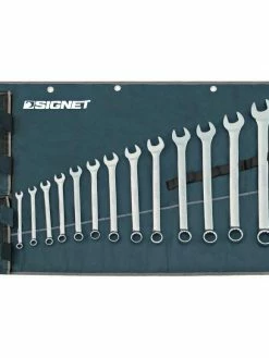 Signet 16 Piece Combination Wrench Sets | SAE 1/4" To 1 1/4" Hand Tools