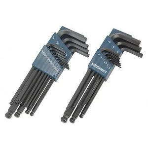 Signet 22-Piece Ballpoint Hex Key Sets | Metric 1.5 - 10mm | SAE 3/64" - 3/8" Hand Tools 3 Signet 22-Piece Ballpoint Hex Key Sets | Metric 1.5 - 10mm | SAE 3/64" - 3/8" Hand Tools