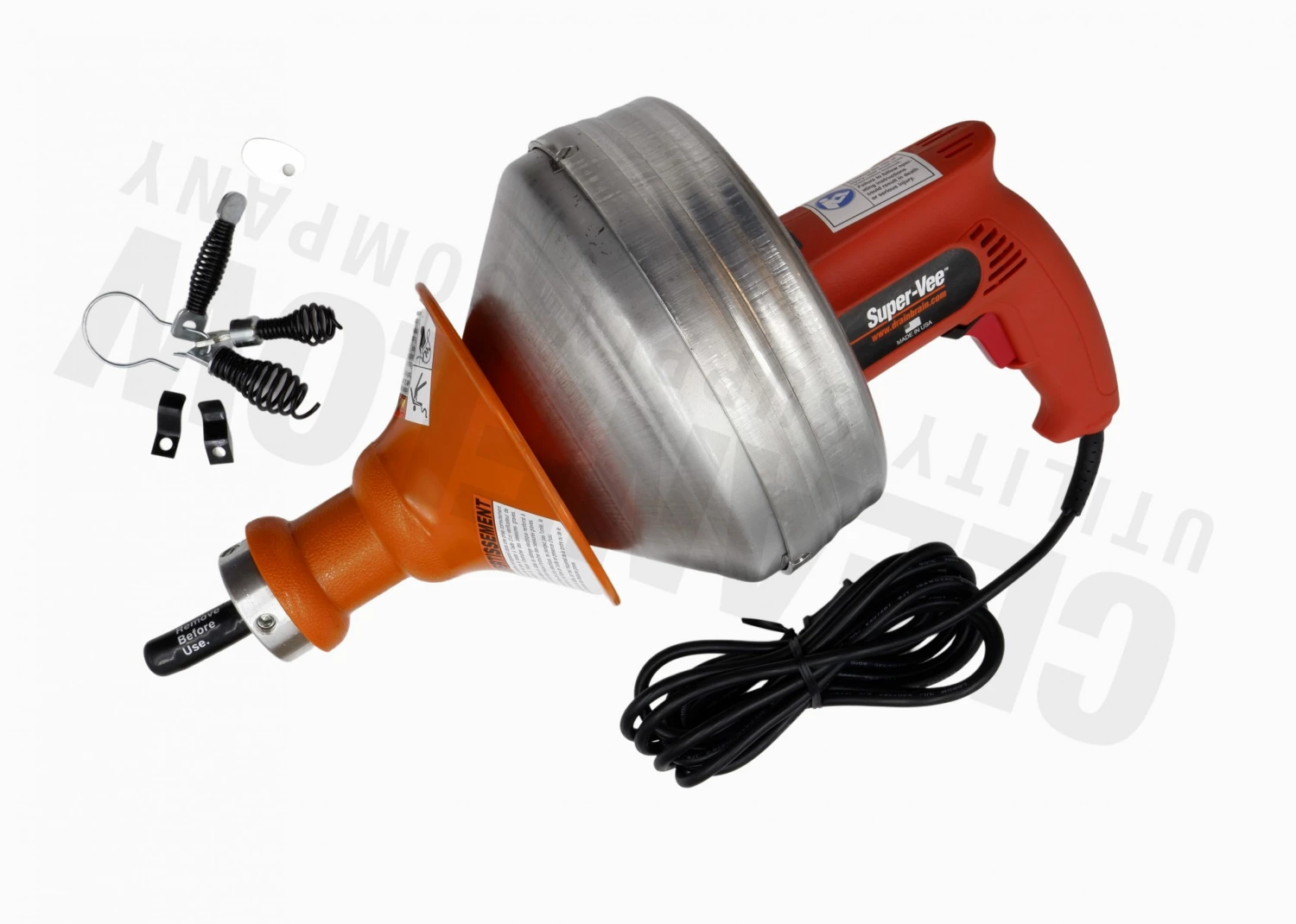 General Pipe Cleaners SV-A-WC Super-Vee Small Line Machine Drain Cleaners And De-Icers 3 General Pipe Cleaners SV-A-WC Super-Vee Small Line Machine Drain Cleaners And De-Icers