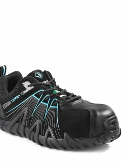 Terra Safety Footwear Terra Spider X Composite Toe Women's Safety Shoes | Black/Aqua | Sizes 5 - 10