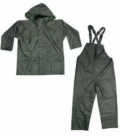 Terra Heavy Duty 200D Polyester Rain Suit Set - 3 Piece - Limited Size Selection