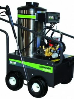 MS Gregson Pressure Washers Thunder Mobile Electric Motor Hot Water Pressure Washer