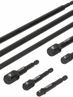 Titan Tools Titan Impact Adapter Set - 9 Piece Power Tool Accessories