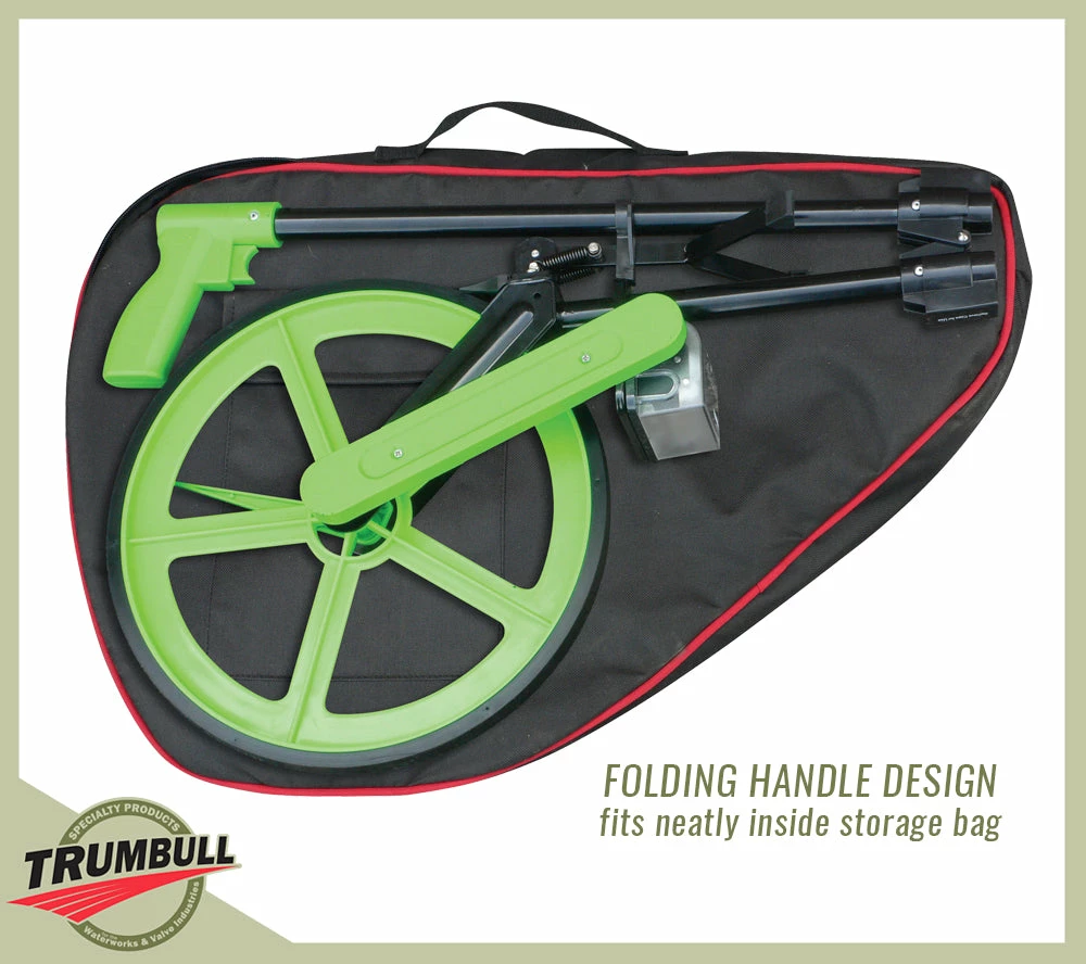 Trumbull Heavy Duty Distance Measuring Wheel W/ Case 5 Trumbull Heavy Duty Distance Measuring Wheel W/ Case
