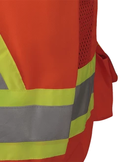 Pioneer Hi Viz Surveyor's Safety Vest - 150D Woven Twill Poly | Sizes Small - 4XL Hi-Vis Work Wear