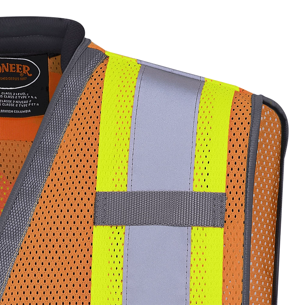 Pioneer "The Rock" Hi Viz Mesh Surveyor's Vest | Sizes Small - 4XL 6 Pioneer "The Rock" Hi Viz Mesh Surveyor's Vest | Sizes Small - 4XL