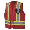 Pioneer CSA Surveyor's/Supervisor's Safety Vest - 600D Poly Oxford With PU Coating | Sizes Small - 5XL Hi-Vis Work Wear