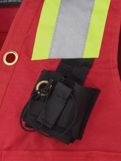 Hi-Vis Work Wear Pioneer Surveyor's/Supervisor's Safety Vest - 600D Oxford Poly | Red | Sizes S - 5XL 9 Hi-Vis Work Wear Pioneer Surveyor's/Supervisor's Safety Vest - 600D Oxford Poly | Red | Sizes S - 5XL