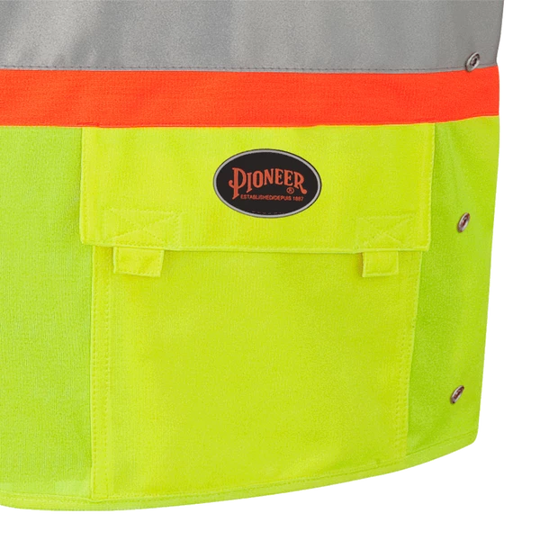 Pioneer Hi Viz Safety Vest - Tricot Poly Interlock - Adj. Sides | S/M - 4/5X Large Hi-Vis Work Wear 10 Pioneer Hi Viz Safety Vest - Tricot Poly Interlock - Adj. Sides | S/M - 4/5X Large Hi-Vis Work Wear