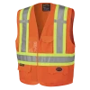Pioneer Hi Viz Safety Vest - Tricot Poly Interlock - Adj. Sides | S/M - 4/5X Large Hi-Vis Work Wear 1 Pioneer Hi Viz Safety Vest - Tricot Poly Interlock - Adj. Sides | S/M - 4/5X Large Hi-Vis Work Wear