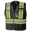 Pioneer Drop Shoulder Safety Tear-Away Vest - Poly Mesh | Black | Sizes Small - 5XL 2 Pioneer Drop Shoulder Safety Tear-Away Vest - Poly Mesh | Black | Sizes Small - 5XL